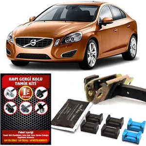 Volvo S60 Mk2 Uyumlu Kapı Gergi Kolu (Limitör) Tamir Kiti (2 Kapı Set) 2010-2018
