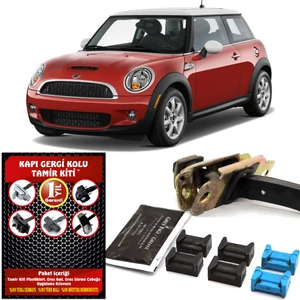 Mini Cooper Uyumlu Kapı Gergi Kolu (Limitör) Tamir Kiti R50 R52 R53 R55 R56