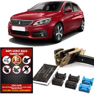 Peugeot 308 Iı Kapı Gergi Kolu (Limitör) Tamir Kiti (2 Kapı Set) 2013-2018