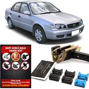 Toyota Corolla E110 Kapı Gergi Kolu (Limitör) Tamir Kiti (2 Kapı Set) 1997-2001