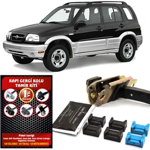Suzuki Grand Vitara Ön Kapı Gergi Kolu (Limitör) Tamir Kiti (2 Kapı Set) 1998-2005