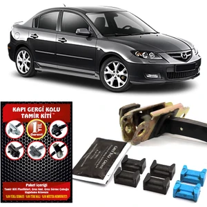 Mazda 3 Sedan Kapı Gergi Kolu (Limitör) Tamir Kiti (2 Kapı Set) 2003-2017