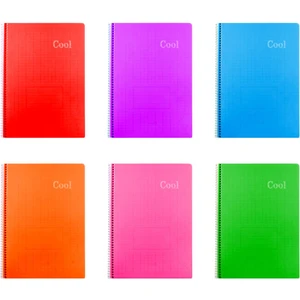Keskin Color -Cool 96 Yp. Plastik Kapak Defter KARELİ