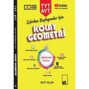 Yz Yayınları TYT AYT Kolay Geometri Sıfırdan Başlayanlar Için