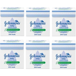 Johnsons Baby Kulak Temizleme Çubuğu 200 Lü 6 Adet
