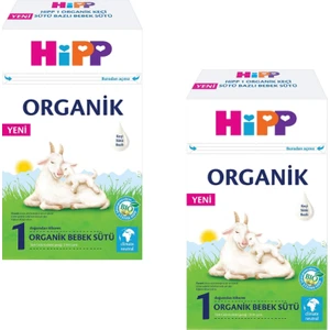 1 Organik Keçi Sütü Bazlı Bebek Sütü 400gr 2 Adet
