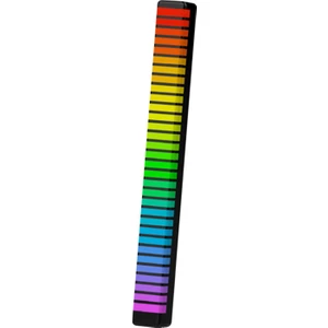 LED Pikap Ritim Işık Bar Rgb Atmosfer Ortam Işık Lambası Siyah USB (Yurt Dışından)