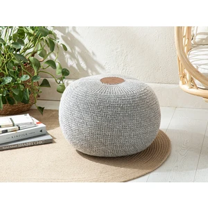 English Home Knit Splay Puf Gri