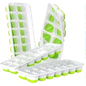 Tulip Kitchenware Dörtlü Silikon Buz Kalıbı, Buz Kalıbı Dıy Buz Yapıcı 25.5 x 10 x 3 cm. (Yurt Dışından)