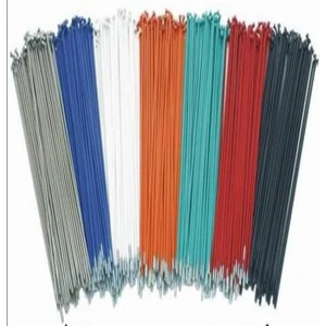 24/26 Renkli Jant Teli 2mm x 251 [36 Adet] Çift Kat Jantlar [beyaz]