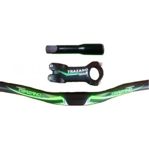 Trazona Evo Bisiklet Gidon Seti [yeşil] Alümiyum 68 cm Direksiyon