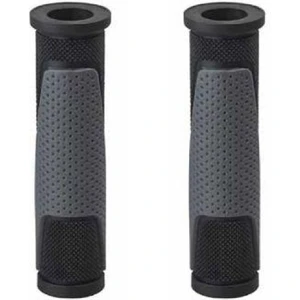 Mtb Bisiklet Elcik Soft Silikon Çift Renkli Siyah / Gri [takım]