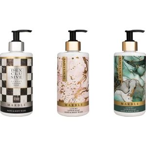 Luxury Banyo Konsepti Losyonlu Sıvı Sabun 400 ml - Marble Series 3'lü