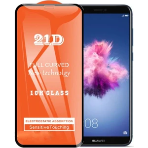 Huawei P Smart (2018) Ekran Koruyucu 21D Tam Kaplayan Kavisli
