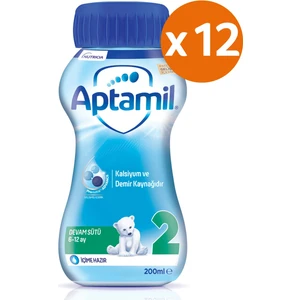 2 Sıvı Likit Devam Sütü 200 ml x 12 Adet