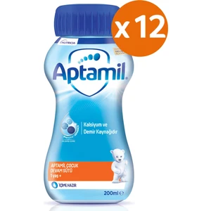 Çocuk Devam Sütü 200 ml +1 Yaş x 12 Adet