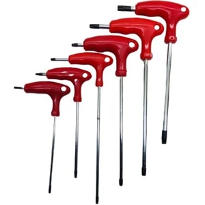 TAS006 T Tipi Torx Allen Anahtar Takımı Seti 6 Parça