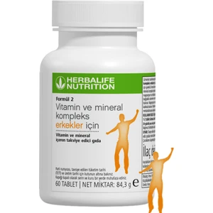 Vitamin ve Mineral Takviye Edici Gıda Formül 2 Vitamin ve Mineral Kompleks Erkekler Için 6