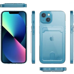 Iphone 13 Kılıf Ultra Koruyucu Kartlıklı Ensa Kapak