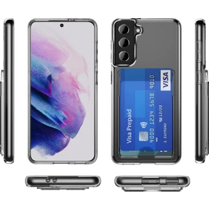 Samsung Galaxy S22 Plus Kılıf Ultra Koruyucu Kartlıklı Ensa Kapak