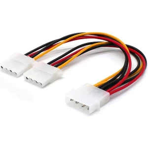 Molex Splitter Kablo 4 Pin Molex Güç Uzatma Kablosu Molex Power Çoklayıcı 4pin Erkek Çift 4pin Dişi