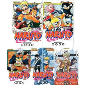 Naruto 1-2-3-4-5 Çizgi Roman 5 Kitap Set