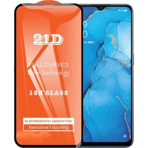 Oppo Reno 3 Ekran Koruyucu 21D Tam Kaplayan Kavisli