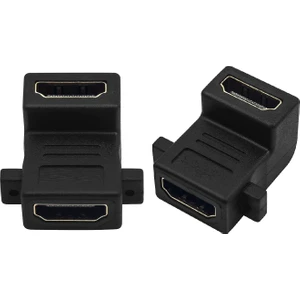 HDMI Dişi Dişi 90 Derece Vidalı Tip Yukarı Açılı HDMI Ara Extender HDMI Uzatma Aparatı