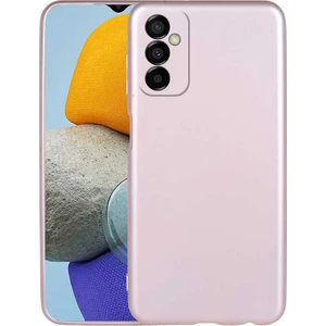 Case 4U Samsung Galaxy M23 Uyumlu Kılıf Klasik Mat Renkli Yumuşak Premier Silikon Rose Gold