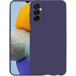 Case 4U Samsung Galaxy M23 Uyumlu Kılıf Klasik Mat Renkli Yumuşak Premier Silikon Lacivert