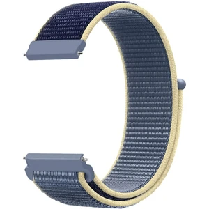 Samsung Galaxy Watch 4 Classic 42 mm R880 Için Dokuma Kordon Alaskan Blue