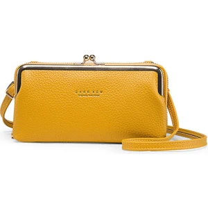 Ruichihu Kadın Askılı Clutch Çanta - Sarı (Yurt Dışından)