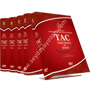 Tac Tercemesi ve Şerhi (5 Cilt) Tam Metin (Kitap Kağıdı) - Mansur Ali Nasıf El-Hüseyni
