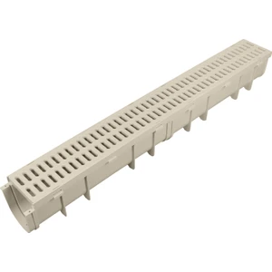 130 x 95 x 1000 mm Drenaj Kanalı / Havuz Izgarası / Plastik Izgara + Oluk + Tapa