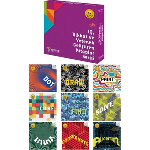 9' Lu Set 5+ Yaş (Level 1-2-3) / Iq Dikkat ve Yetenek Geliştiren Kitaplar Serisi (Ciltli)
