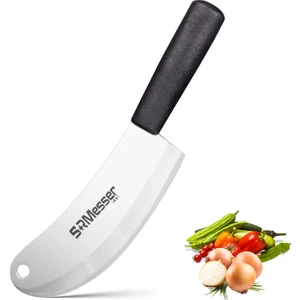 SR Messer Soğan Satırı 2 mm Et Kıyma Bıçağı Satır Zırh Salata Bıçağı