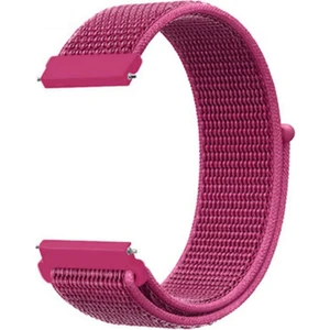 Samsung Galaxy Watch 4 Classic 42 mm R880 Için Dokuma Kordon Dragonfruit