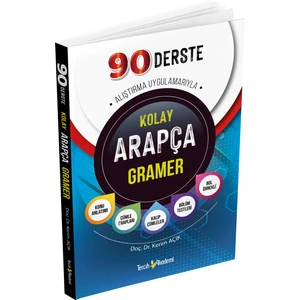 Tercih Akademi Yayınları 90 Derste Kolay Arapça Gramer Konu Anlatımlı
