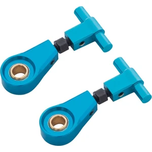 2 Parça Rc Metal Ön Üst Salıncak Kolları Tamiya Için Tt-02 1/10 Araçlar Parçalar Mavi (Yurt Dışından)
