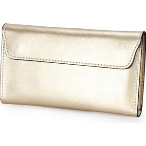 Ince Deri Kadın Cüzdanı Bayan Uzun Debriyaj Bozuk Para Cüzdanları (Yurt Dışından)