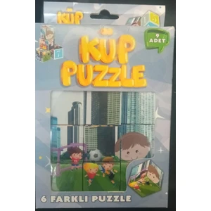 Utku Oyuncak 9 Adet Küp Puzzle