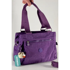 Nemo Bags Kadın Çapraz Askılı Omuz Çantası Çok Cepli Ayarlanabilir 33X23CM + Anahtarlık Hediyeli