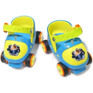 Love Home  Unisex Çocuk Yeni Başlayan Paten Seti - Mavi (Yurt Dışından)