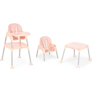 Baby Door Babydoor & Mama Flora Çalışma Masalı Pedli Mama Sandalyesi Somon 3 In 1