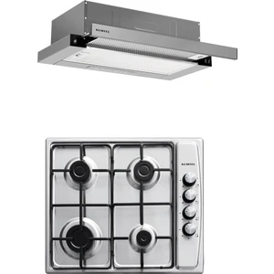Inox Ankastre 2 Li Set  (Ocak-Aspiratör)