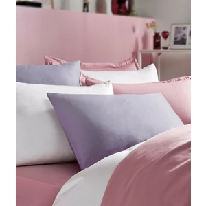 Mix&Match Pamuk Saten 2'li Standart Yastık Kılıfı Seti Gül Kurusu