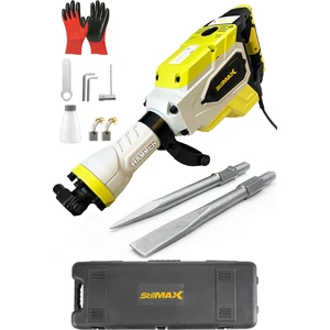 STM-E6826 Metal Gövdeli Ağır Hizmet Tipi Kırıcı 19KG 68 J 2600W  Taşıma Çantalı + Yassı Sivri Keski