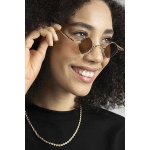 Metal Çerçeveli Küçük Kare Kadın Güneş Gözlüğü PL21KG110R004