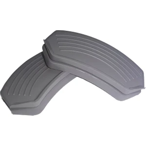 Silikon Tencere Tava Tutacağı Yanmaz Yapışmaz Tutamaç Set 9 x 4 cm Gri