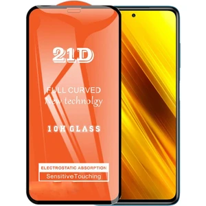 Poco X3 Ekran Koruyucu 21D Tam Kaplayan Kavisli